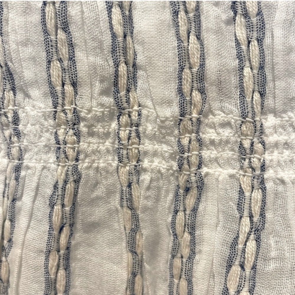 Smocked Flutter Sleeve T-Shirt - Picture 7 of 14